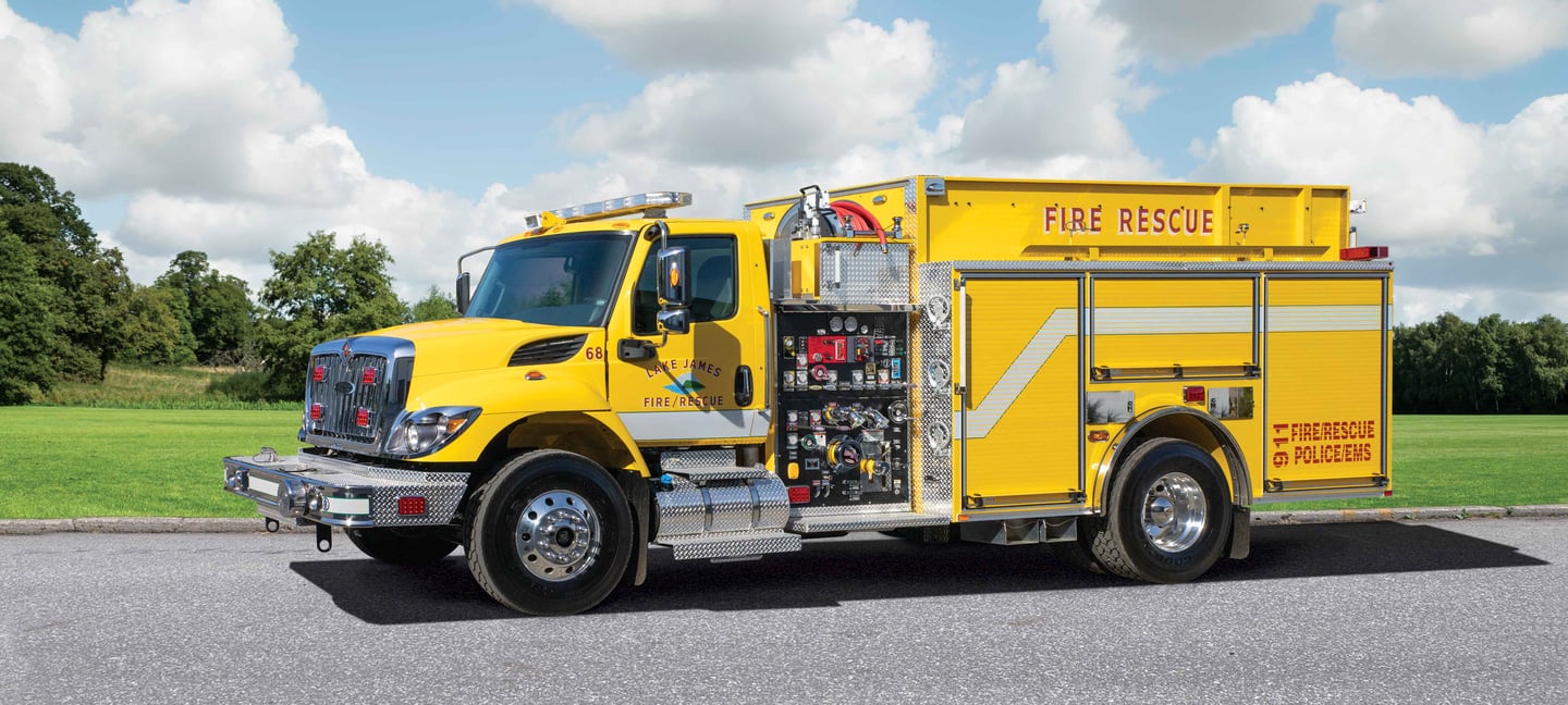 International Commercial Fire Truck Chassis Pierce Mfg